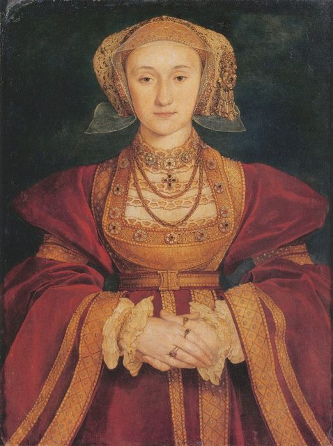 Porträttet av Anne av Cleves av Hans Holbein den yngre som fick Henrik VIII att vilja gifta sig med henne.