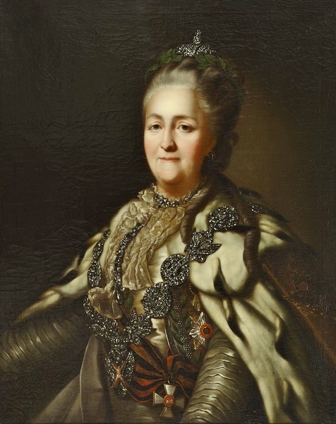 18th Century Portrait of Empress Catherine II of Russia
