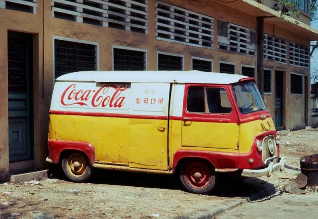 Coca-Cola truck in need of a little TLC. Saigon, Vietnam, November 1968. Photo by Brian Wickham’ CC By 2.0/ FLickr