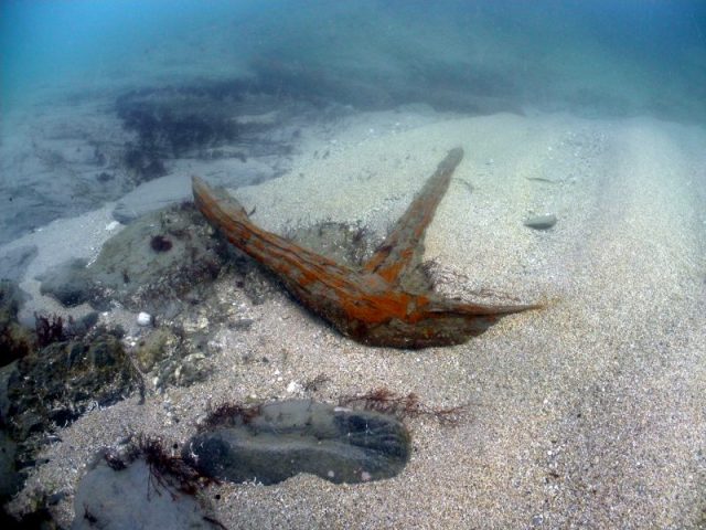 “Cannons are common finds on the wrecks of merchant ships from the Age of Sail, a time when most ships were armed.” said David Gibbins one of the underwater archaeologists. Photo by Mark Milburn