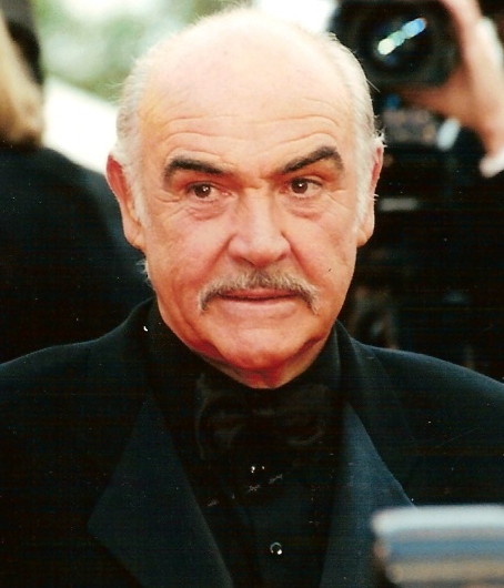 Sean Connery in 1999. Photo by Georges Biard CC BY SA 3.0