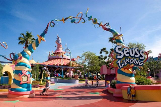 Seuss Landing at Islands of Adventure in Orlando, Florida. Photo by David Bjorgen CC BY SA 2.5
