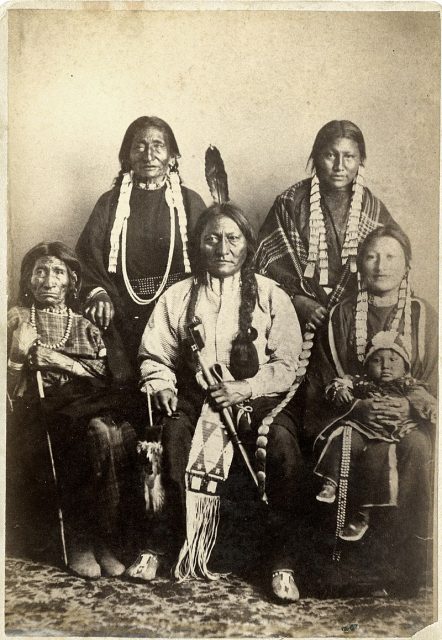 Sitting Bull and family 1881