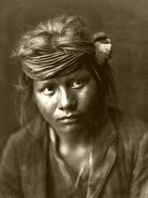 The Youth from the Desert Land – Navajo. Edward S. Curtis Collection.