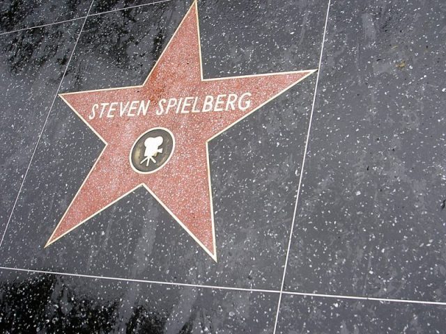 Steven Spielberg’s star on the Hollywood Walk of Fame.