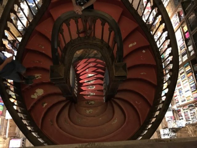 The staircase is probably visitor’s favorite feature of the bookshop