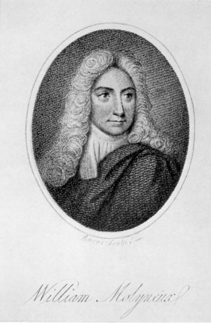 William Molyneux, FRS. Engraving by James Henry Brocas, dated September 1803.
