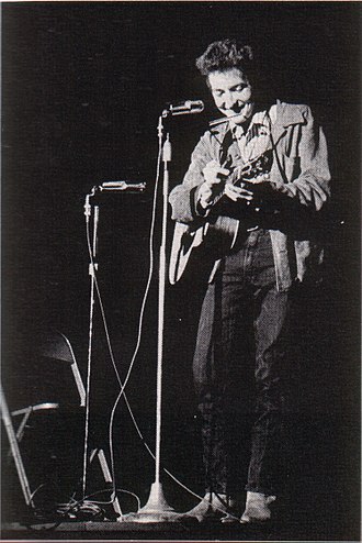Bobby Dylan, as the college yearbook lists him: St. Lawrence University, upstate New York, November 1963.