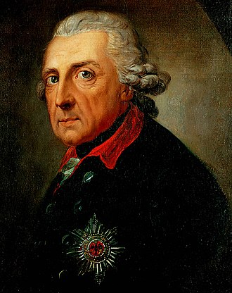 Portrait of Frederick the Great;By Anton Graff, 1781