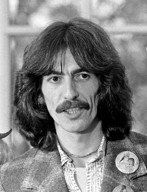 George Harrison in his early thirties.