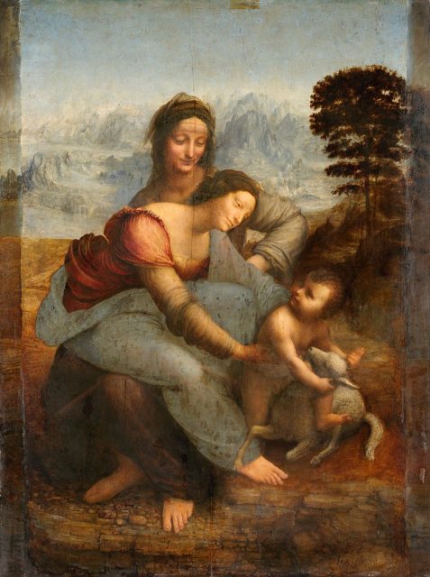 Leonardo da Vinci – Virgin and Child with St Anne
