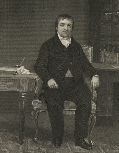 John Jacob Astor, engraving.