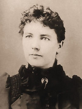 Laura Ingalls Wilder, c. 1885.