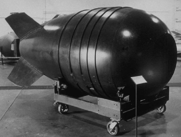 A Mk 6 nuclear bomb similar to the one dropped in the incident.