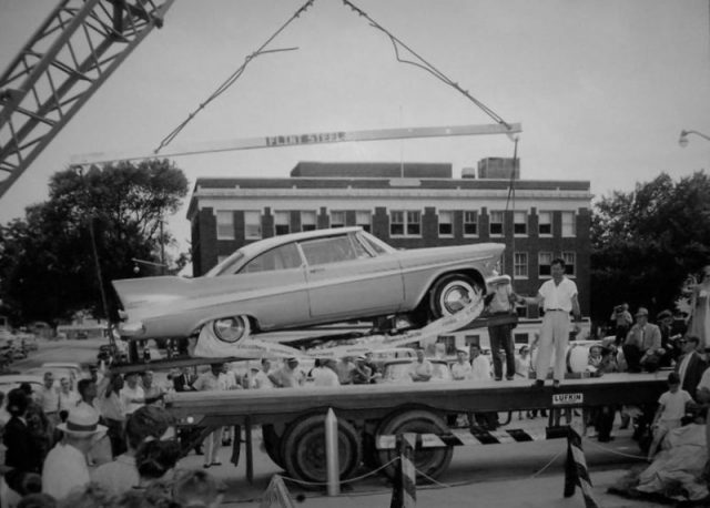 The famous car before it was buried in Tulsa Oklahoma time capsule.