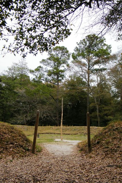 Reconstructed fortifications at Fort Raleigh National Historic Site. Photo by Sarah Stierech CC By 4.0