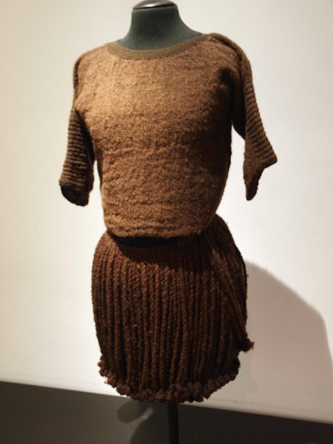 Replica of Egtved Girl’s blouse and skirt. Photo by Mararie CC By SA 2.0