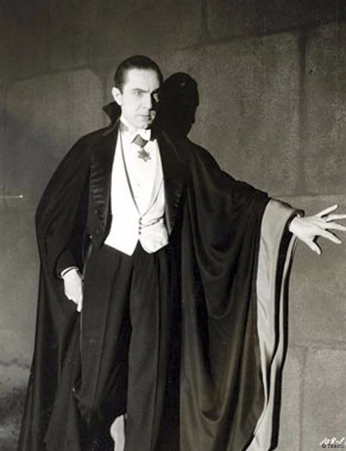 Bela Lugosa, Count Dracula in the 1931 film version.