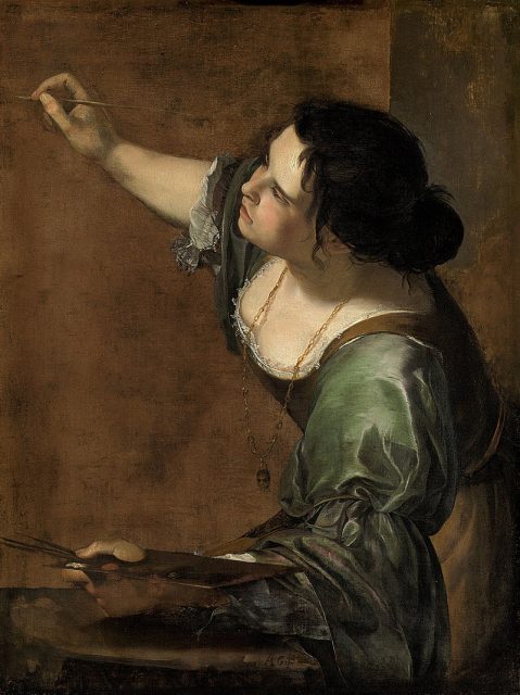 Artemisia Gentileschi, Self-Portrait as the Allegory of Painting, 1638–9, Royal Collection.