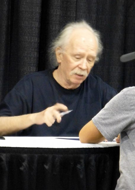 John Carpenter at a signing in Chicago, 2014. Photo by GabboT CC BY-SA 2.0