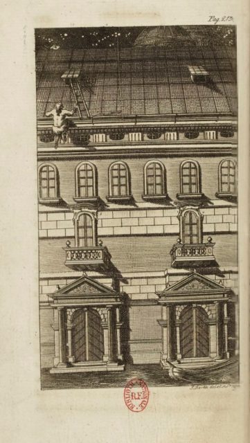 Illustration in Casanova’s Histoire de ma fuite des prisons de la République de Venise qu’on appelle Les Plombs (Story of my Flight), 1787. From the German edition, 1788.