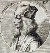 Engraving of Quentin Matsys by Joachim von Sandrart