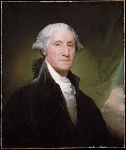 First President of the United States George Washington, one of the Founding Fathers known to have grown hemp prior to prohibition