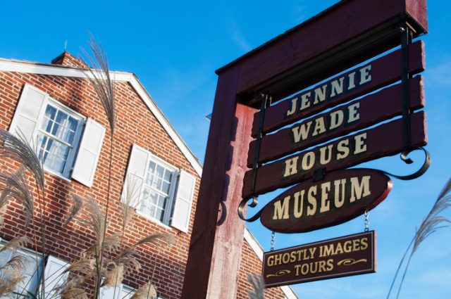 Exterior of the Jennie Wade House and Museum, Gettysburg, PA – November 19, 2011.