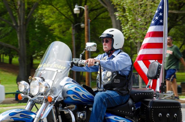 On March 30, 2017, The Patriot Guard gave the veteran a funeral service with full military honors.