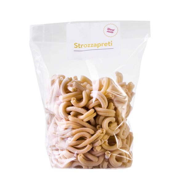 Handmade Strozzapreti pasta.
