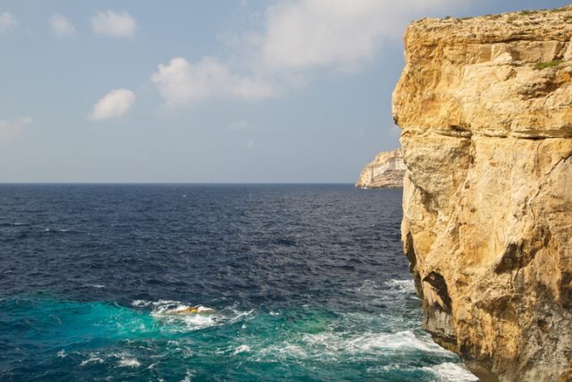 Azure Window on the island of Gozo collapsed.