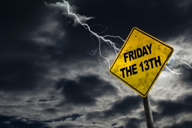 Friday the 13th sign.