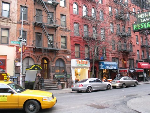 MacDougal Street, Greenwich Village. Photo by GK tramrunner229 CC BY SA 3.0