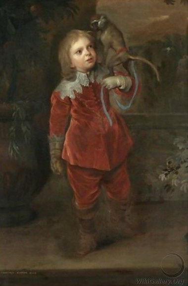 Portrait of the Dwarf Geoffrey Hudson (1619-1682)