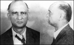 Rudolf Ivanovich Abel, FBI mugshot in 1957.