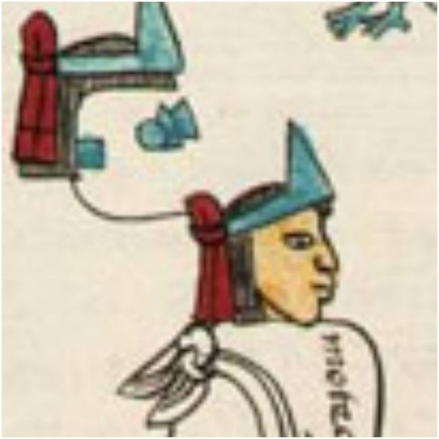 Moctezuma II, from the Codex Mendoza.