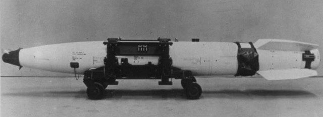 The B43 nuclear bomb. One of these is at the bottom of the ocean.