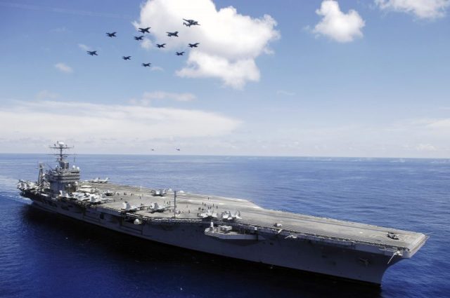 The USS Abraham Lincoln.