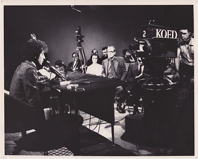 The infamous 1965 Bob Dylan Press Conference, produced (with Ralph J. Gleason) and directed by Zagon. Photo by Robert N. Zagone CC BY-SA 4.0