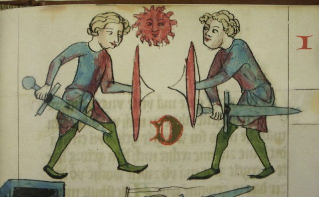 Judicial combat in the Dresden codex.