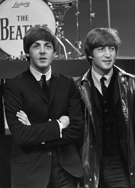 McCartney and Lennon, 1964.