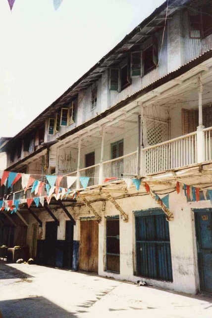 The house in Zanzibar where Mercury lived in his early years.