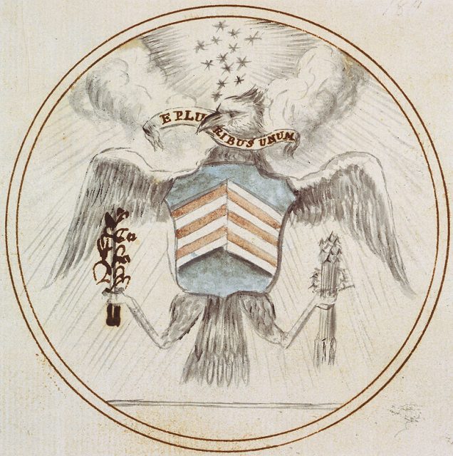 Thomson’s Great Seal proposal; a modified version was accepted.