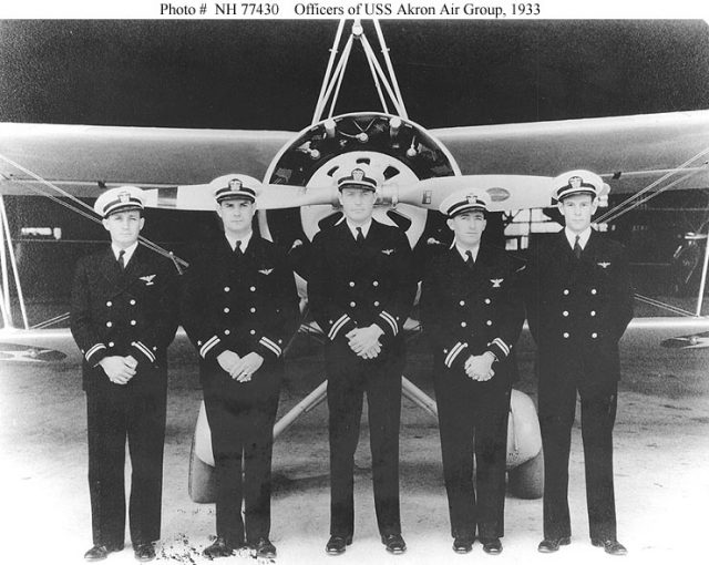 Pilot officers of USS Akron Air Group, 1933.