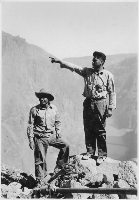 Apache employed as high-scalers on the construction of Hoover Dam.
