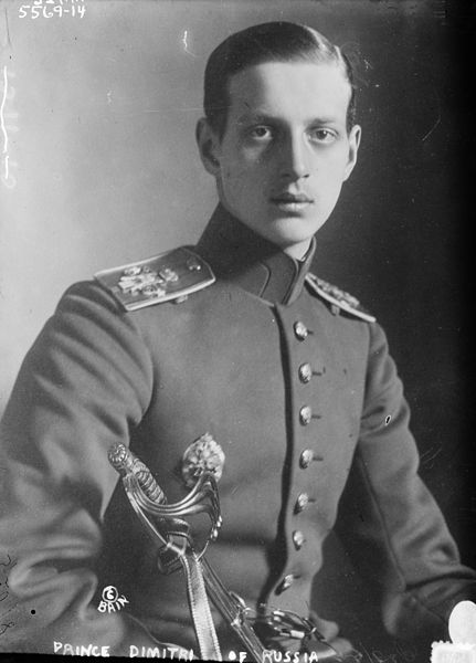 Grand Duke Dmitri Pavlovich. It’s possible to assume that the fatal shot came from his hand.