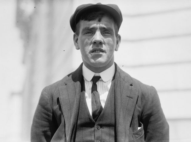 British sailor and lookout of the RMS Titanic Frederick Fleet at the age of 24.