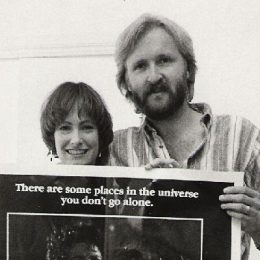 The production team behind Aliens, James Cameron and Gale Ann Hurd. Photo by Towpilot CC BY-SA 3.0