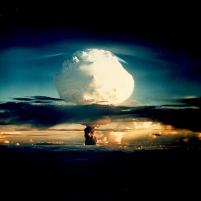 Ivy Mike (yield 10.4 mt) – an atmospheric nuclear test conducted by the U.S. at Enewetak Atoll on 1 November 1952. It was the world’s first successful hydrogen bomb