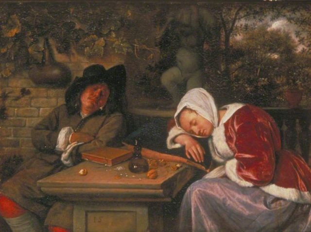 Jan Steen – The Sleeping Couple